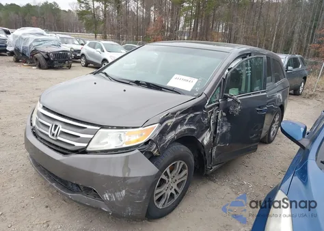 2012 Honda Odyssey Ex-L from USA, damaged, VIN 5FNRL5H69CB058506